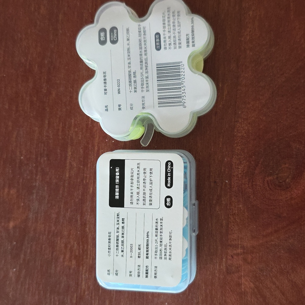Cinnamoroll Disposable Travel Soluble Hand Soap Slices 2 Pack in Case - Picture 2 of 5